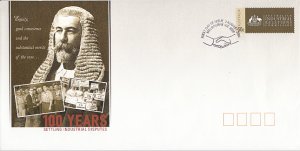 Australia 2004 FDC 50c Industrial Relations 100 Years Postal Stationery