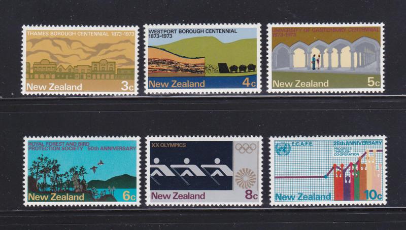 New Zealand 511-516 Set MH Various (C)