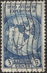 # 733 Used Dark Blue Byrd Antarctic