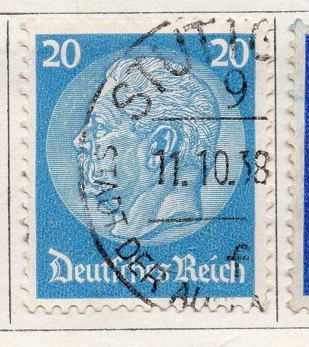 Germany 1933 Early Issue Fine Used 20pf. 093359