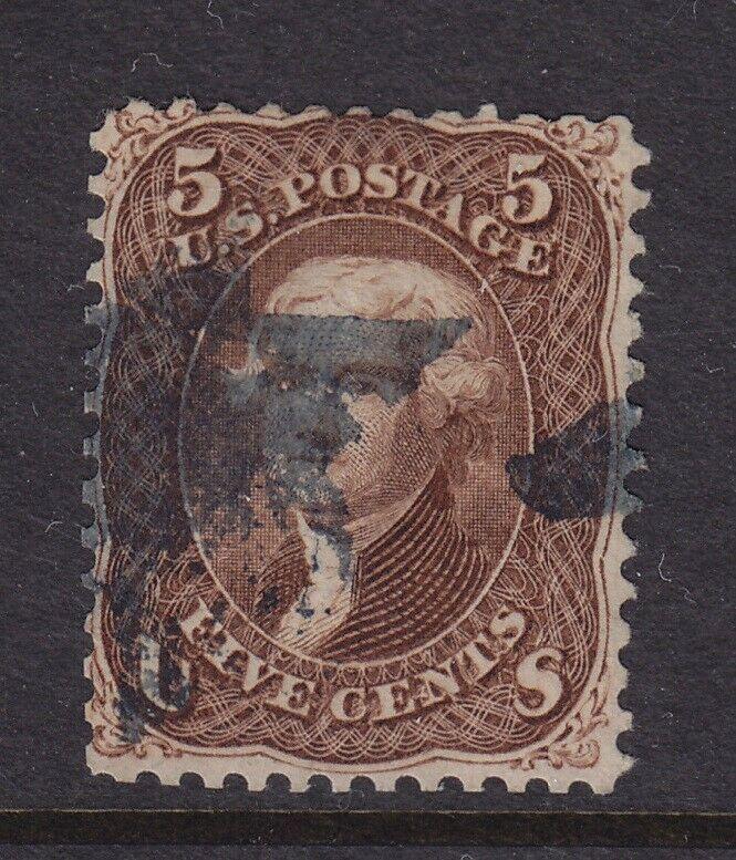 95 F-VF used neat cancel with nice color cv $ 900 ! see pic !