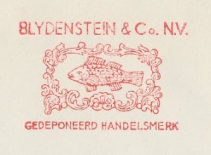 Meter cover Netherlands 1962 Fish - Enschede