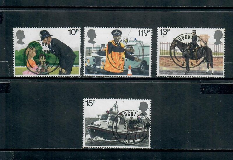 G.B 1979 COMMEMORATIVES  SET METROPOLITAN POLICE USED  h 111220