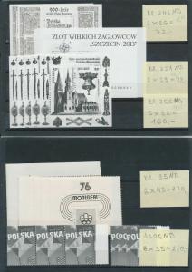 Poland 1972/2013 Black Prints Unused x 72 Szczecin Religion Olympics(KR758