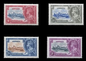 Antigua #77-80 (SG 91-94) Cat£19, 1935 Silver Jubilee, set of four, lightly ...