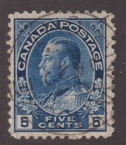 Canada 111 King George V Admiral 5¢ 1912