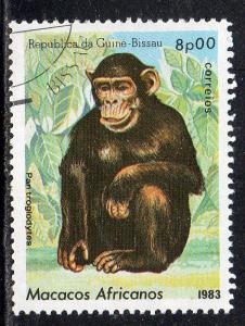 Guinea-Bissau 461 - Cto-nh - Chimpanzee (cv $0.55)