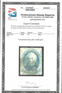 179 Used... PSE Certificate... SCV $27.50