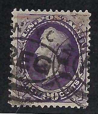 US Scott #218 Used NH F-VF