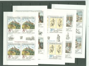Czechoslovakia & Czech Republic #2482-2486 Mint (NH) Souvenir Sheet