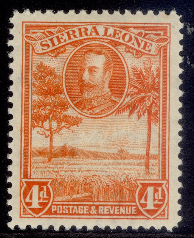 SIERRA LEONE GV SG160, 4d orange, M MINT.