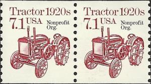 # 2127a MINT NEVER HINGED PRE-CANS. TRACTOR