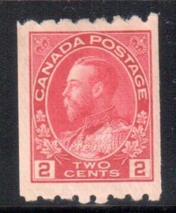 Canada #124 VF MINT H Coil Single C$150.00