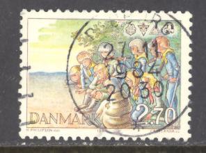 Denmark 754 used (DT)