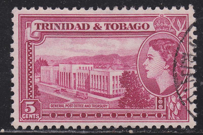 Trinidad & Tobago 76 General Post Office & Treasury 1953