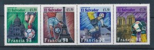 [116311] El Salvador 1998 Football World Cup soccer France  MNH