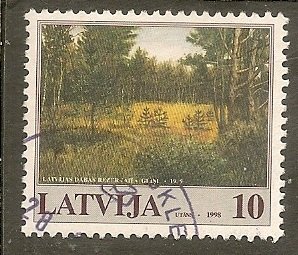 Latvia  Scott 464   Nature Preserve  Used