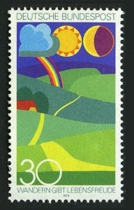 Germany 1149 block/4, MNH. Michel 808. Promote hiking, youth hostels, 1974.