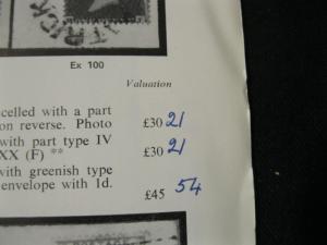 ROBSON LOWE AUCTION CATALOGUE 1971 SCOTS LOCAL CANCELLATIONS 'MEREDITH'