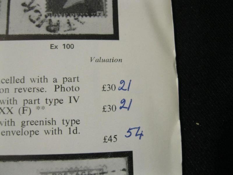 ROBSON LOWE AUCTION CATALOGUE 1971 SCOTS LOCAL CANCELLATIONS 'MEREDITH'