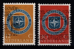 Netherlands 1959 10th Anniv. Of NATO, Set [Used]