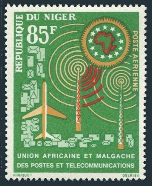 Niger C27,MNH.Michel 43. UAMPT.African Postal Union,1963.