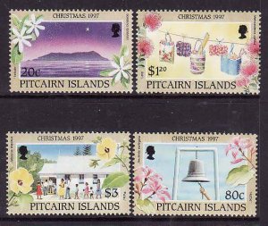 Pitcairn-Sc#475-8- id12- unused NH set-Christmas-1997-