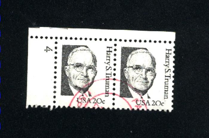 USA #1862   6 used pair 1980-85 PD .12