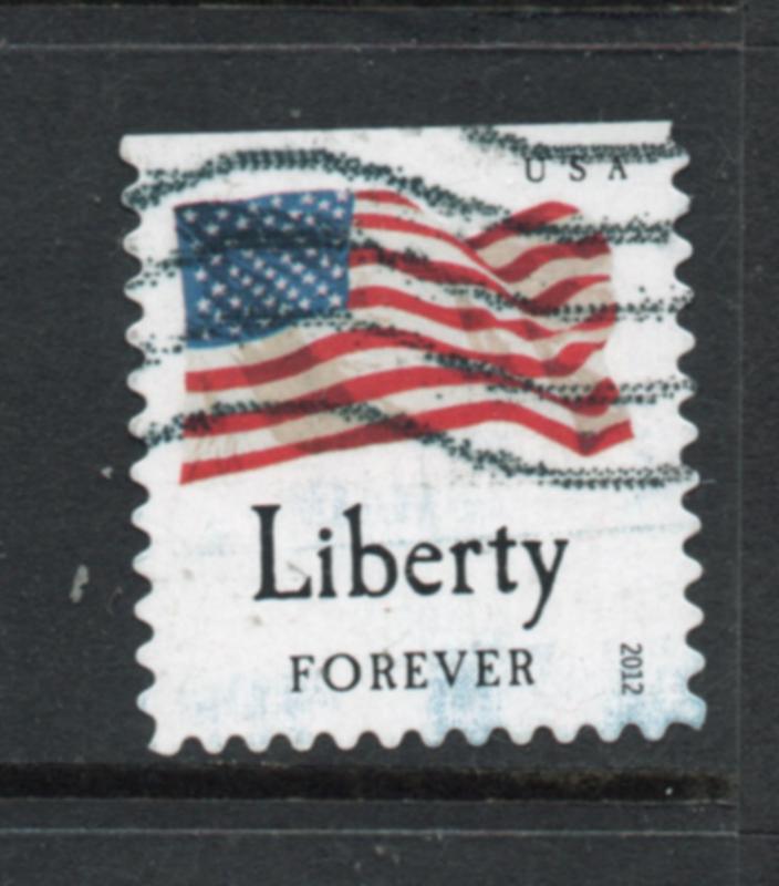 4642 Liberty Overall Tag used BP singles 18.5 mm flag
