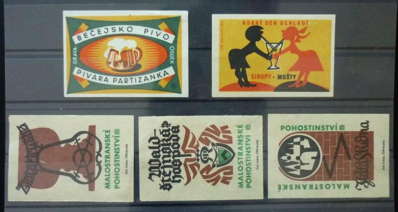 Match Box Labels ! drink beer light beer GN8