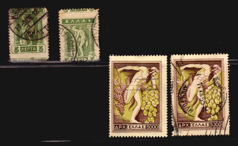 GREECE OLD STAMPS LOT VARIETIES GOOD VALUES INTERSTING LOT  