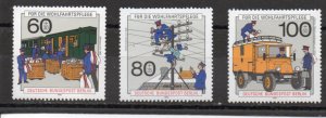 Germany - Berlin 9NB283-285 MNH