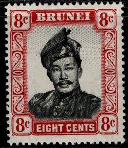 BRUNEI QEII SG105a, 8c black & crimson-lake, LH MINT. Cat £19.