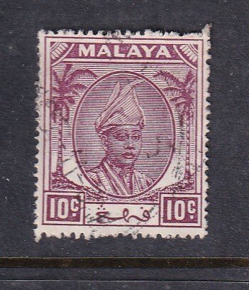 Malaya Pahang 1950 Sc 56 10c Used