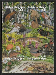 Belgium #2041 MNH Sheet - Forest Week - Flora and Fauna