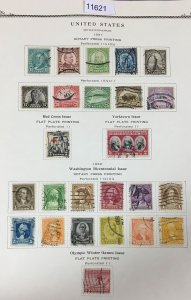 MOMEN: US STAMPS  # 692-716 1931-1932 USED COLLECTION  LOT #11621