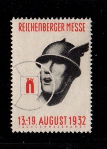German Exposition Advertising Stamp - 1932 Reichenberg Fair, Czechoslovakia MNH