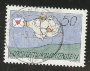 LIECHTENSTEIN Scott 982 used 1992 stamp