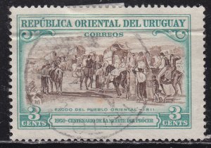 Uruguay 589 Flight of the People 1952