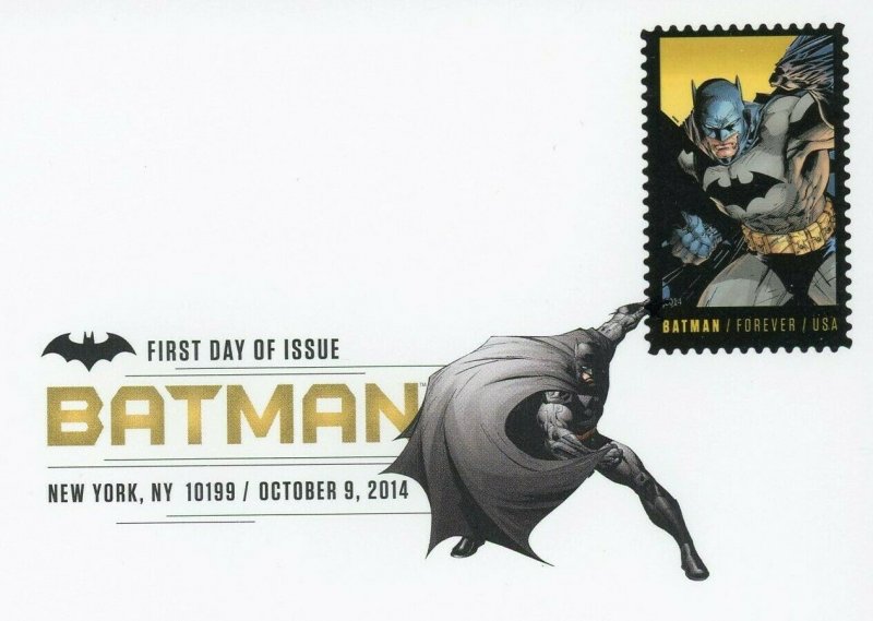 U.S.  Batman  Scott 4928 - 4935 Set of 8 DCP Cancel First Day Covers