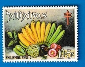 PHILIPPINES SCOTT#B45 1972 10+5s PHILLIPINE FRUITS - MNH