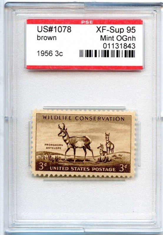 US SCOTT #1078 MINT-XF-SUP-OG-NH GRADED 95 PSE ENCAPSULATED SMQ $35 (8/14/24 GP)