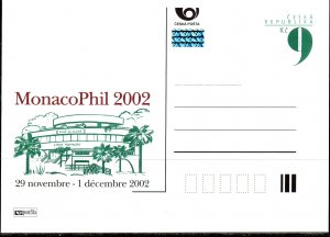 Czech Rep. 2002 / MonacoPhil 2002, Postal Card, Stationery
