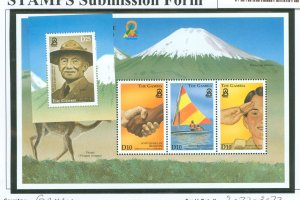 Gambia #2072-2073 Mint (NH) Souvenir Sheet (Scouts)