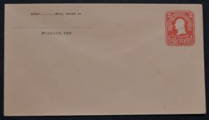 1904 US Sc. #U397 stamped envelope, 2 cent mint entire, good shape