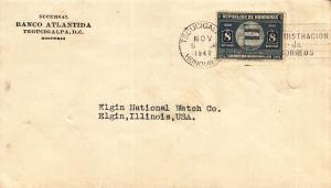 Honduras #340  on Cover 1940