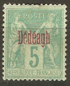 France Off Turkey Dedaugh 1 Mi 1 MH F/VF 1893 SCV $16.00