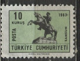 Turkey 1967: Sc. # 1729B; Used Single Stamp