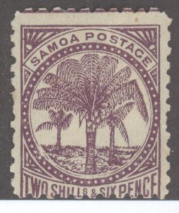 Samoa, Scott #19h, Unused, Hinged