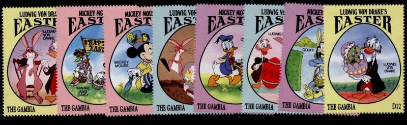 Gambia 1524-31 MNH Disney, Easter